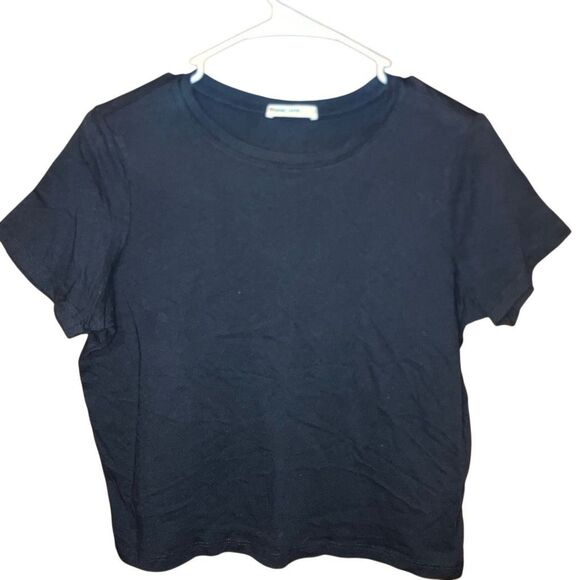 Marine Layer Black Basic T-Shirt Size Small minimalist cozy - Picture 1 of 4
